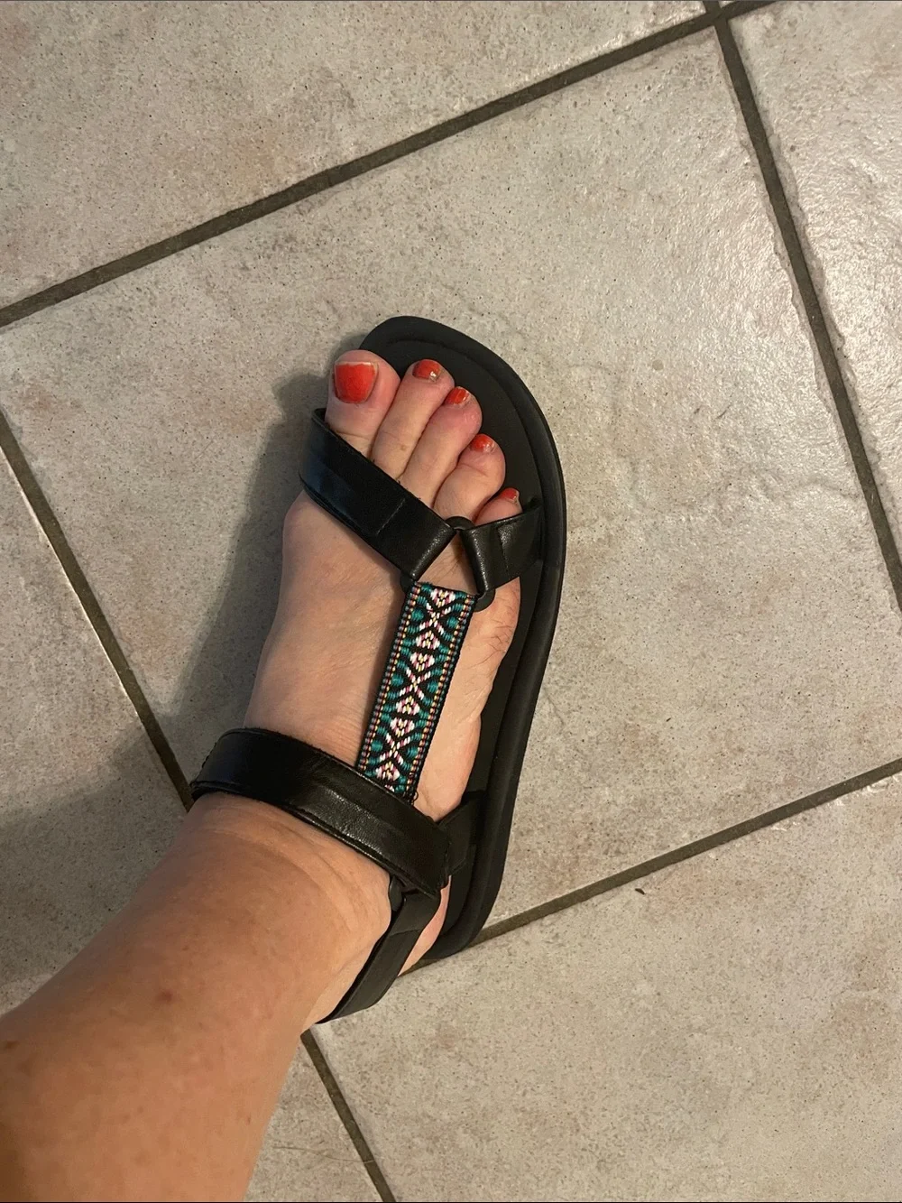 New Essentials by Muk Luks Geometric Sandals
